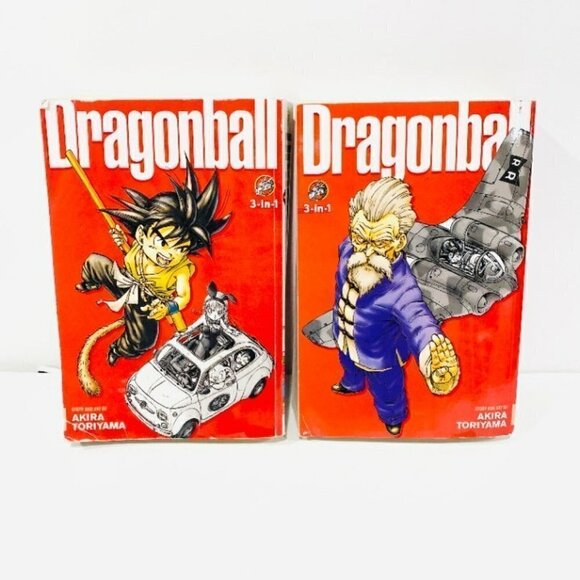 Dragonball 3-in-1 Volumes 1-6 Complete Original Uncut Uncensored Shonen Jump - Picture 1 of 3
